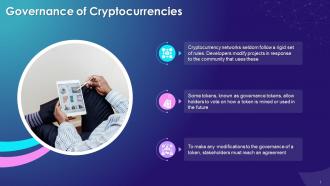 Governance Of Cryptocurrencies As A Factor For Determining Its Value Training Ppt