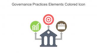 Governance Practices Elements Colored Icon In Powerpoint Pptx Png And Editable Eps Format