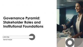 Governance Pyramid Stakeholder Roles And Institutional Foundations PPT Sample AT