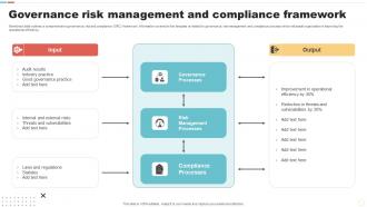 Governance Risk Management And Compliance Framework