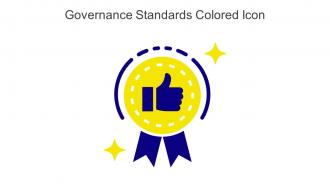 Governance Standards Colored Icon In Powerpoint Pptx Png And Editable Eps Format