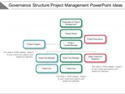 Governance Structure Project Management Powerpoint Ideas