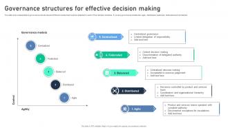 Governance Structures For Effective Decision Making