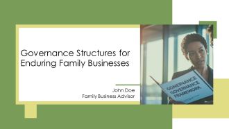 Governance Structures For Enduring Family Businesses PPT Mockup AT