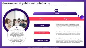 Government And Public Sector Industry Data Insights Company Profile CP SS V