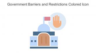 Government Barriers And Restrictions Colored Icon In Powerpoint Pptx Png And Editable Eps Format