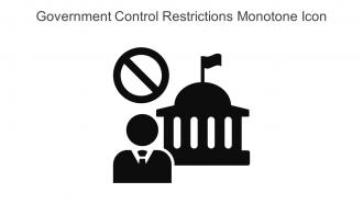 Government Control Restrictions Monotone Icon In Powerpoint Pptx Png And Editable Eps Format