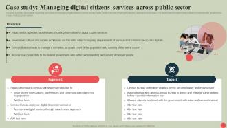 Government Digital Services Case Study Managing Digital Citizens Services Across Public Sector