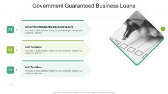 Government Guaranteed Business Loans In Powerpoint And Google Slides Cpb