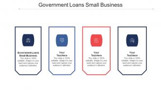 Government loans small business ppt powerpoint presentation file outline cpb