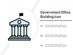 Government office building icon