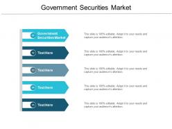 Government securities market ppt powerpoint presentation outline smartart cpb
