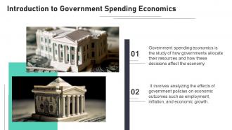 Government Spending Economics powerpoint presentation and google slides ICP Appealing Colorful
