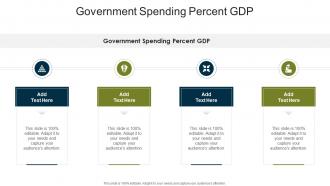 Government Spending Percent GDP In Powerpoint And Google Slides Cpb