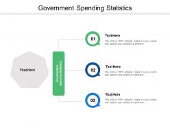 Government spending statistics ppt powerpoint presentation outline brochure cpb