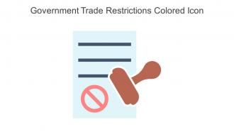 Government Trade Restrictions Colored Icon In Powerpoint Pptx Png And Editable Eps Format