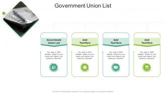Government Union List In Powerpoint And Google Slides Cpb