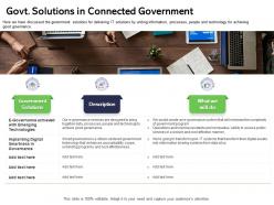 Govt solutions in connected government ability ppt powerpoint presentation slides background image