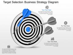 Gp target selection business strategy diagram powerpoint template