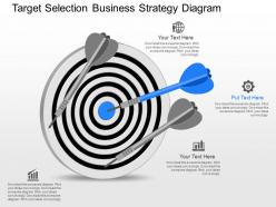 Gp target selection business strategy diagram powerpoint template