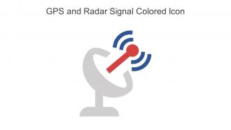 GPS And Radar Signal Colored Icon In Powerpoint Pptx Png And Editable Eps Format