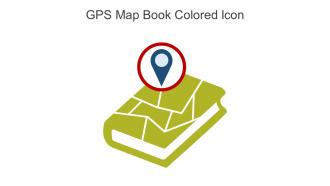 GPS Map Book Colored Icon In Powerpoint Pptx Png And Editable Eps Format