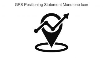 GPS Positioning Statement Monotone Icon In Powerpoint Pptx Png And Editable Eps Format