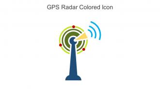 GPS Radar Colored Icon In Powerpoint Pptx Png And Editable Eps Format