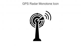 GPS Radar Monotone Icon In Powerpoint Pptx Png And Editable Eps Format