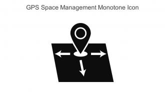 GPS Space Management Monotone Icon In Powerpoint Pptx Png And Editable Eps Format