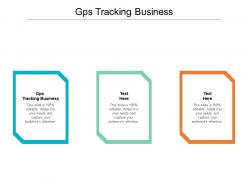 Gps tracking business ppt powerpoint presentation pictures example cpb