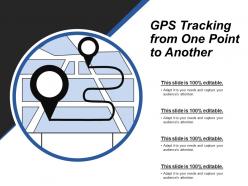 Gps tracking from one point to another