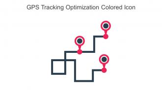 Gps Tracking Optimization Colored Icon In Powerpoint Pptx Png And Editable Eps Format