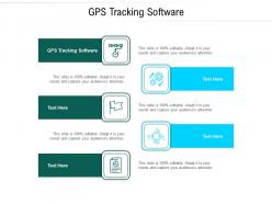 Gps tracking software ppt powerpoint presentation professional influencers cpb
