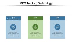 Gps tracking technology ppt powerpoint presentation show master slide cpb