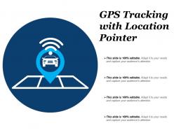 Gps tracking with location pointer