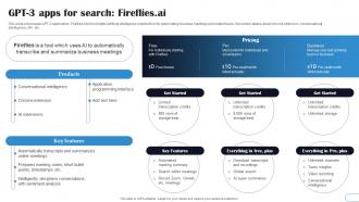 GPT3 Apps For Search Fireflies AI GPT3 Explained A Comprehensive Guide ChatGPT SS V