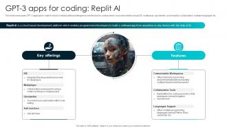 GPT 3 Apps For Coding Replit AI How To Use OpenAI GPT3 To GENERATE ChatGPT SS V