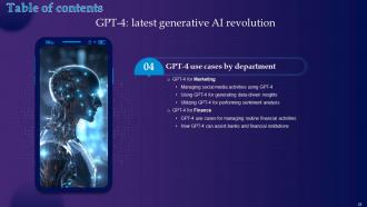 GPT 4 Latest Generative AI Revolution Powerpoint Presentation Slides ChatGPT CD Customizable Researched