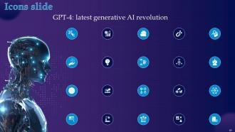 GPT 4 Latest Generative AI Revolution Powerpoint Presentation Slides ChatGPT CD Slides Designed