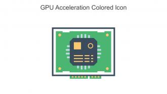 Gpu Acceleration Colored Icon In Powerpoint Pptx Png And Editable Eps Format