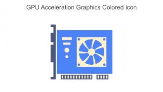 Gpu Acceleration Graphics Colored Icon In Powerpoint Pptx Png And Editable Eps Format