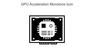 Gpu Acceleration Monotone Icon In Powerpoint Pptx Png And Editable Eps Format