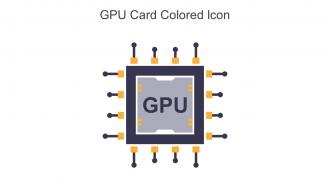 Gpu Card Colored Icon In Powerpoint Pptx Png And Editable Eps Format
