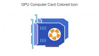 GPU Computer Card Colored Icon In Powerpoint Pptx Png And Editable Eps Format