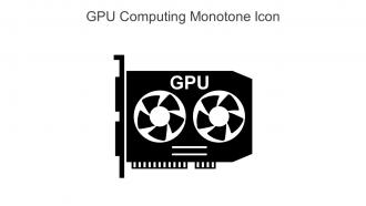 Gpu Computing Monotone Icon In Powerpoint Pptx Png And Editable Eps Format