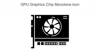 Gpu Graphics Chip Monotone Icon In Powerpoint Pptx Png And Editable Eps Format