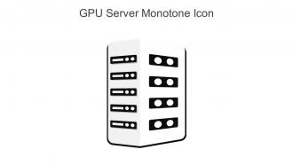 GPU Server Monotone Icon In Powerpoint Pptx Png And Editable Eps Format