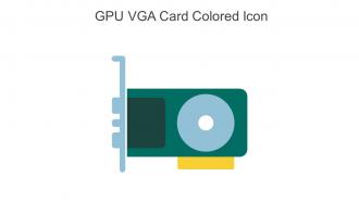 GPU VGA Card Colored Icon In Powerpoint Pptx Png And Editable Eps Format