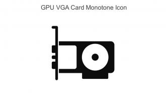 GPU VGA Card Monotone Icon In Powerpoint Pptx Png And Editable Eps Format
